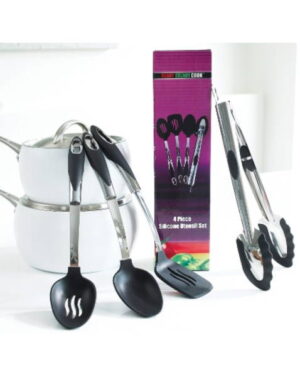 ready steady cook silicon utensil set