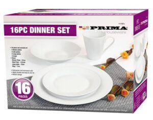 WHITE DINNER SET