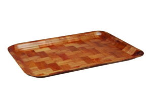 Woven wood Tray 40x30cm