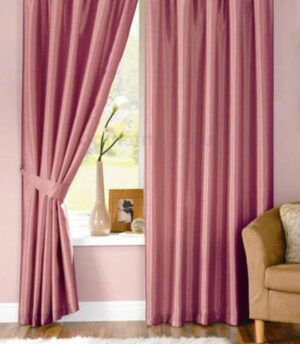 FAUX SILK CUTAINS