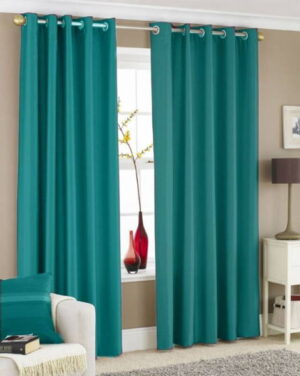 FAUX SILK CUTAINS