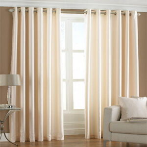 FAUX SILK CUTAINS