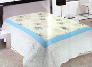 SCRIPT DBL/KING BEDSPREAD