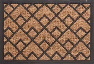 RUBBER & FIRBE DOOR MAT