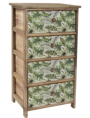TROPICAL 4 DRAW CHEST