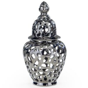 PIERCED  LIDDED JAR