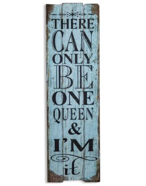 WOODEN WALL PLAQUE
