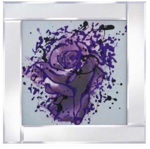 ABSTRACT PURPLE ROSE