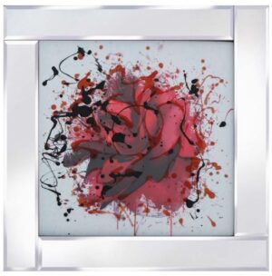 ABSTRACT RED ROSE