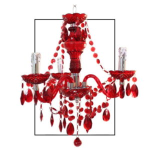 3 arm chandelier