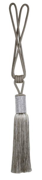 SILVER BLING TIE BACK