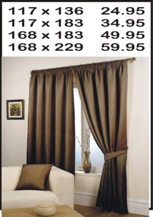 FULLY LINED CURTAINS