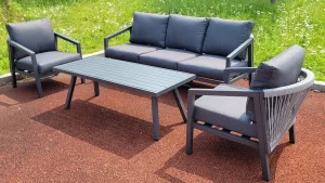 St. Moritz 5pc Patio Set Blanco